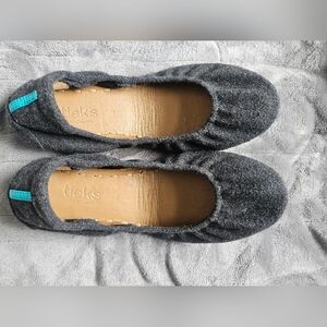 Tieks vegan gray stone